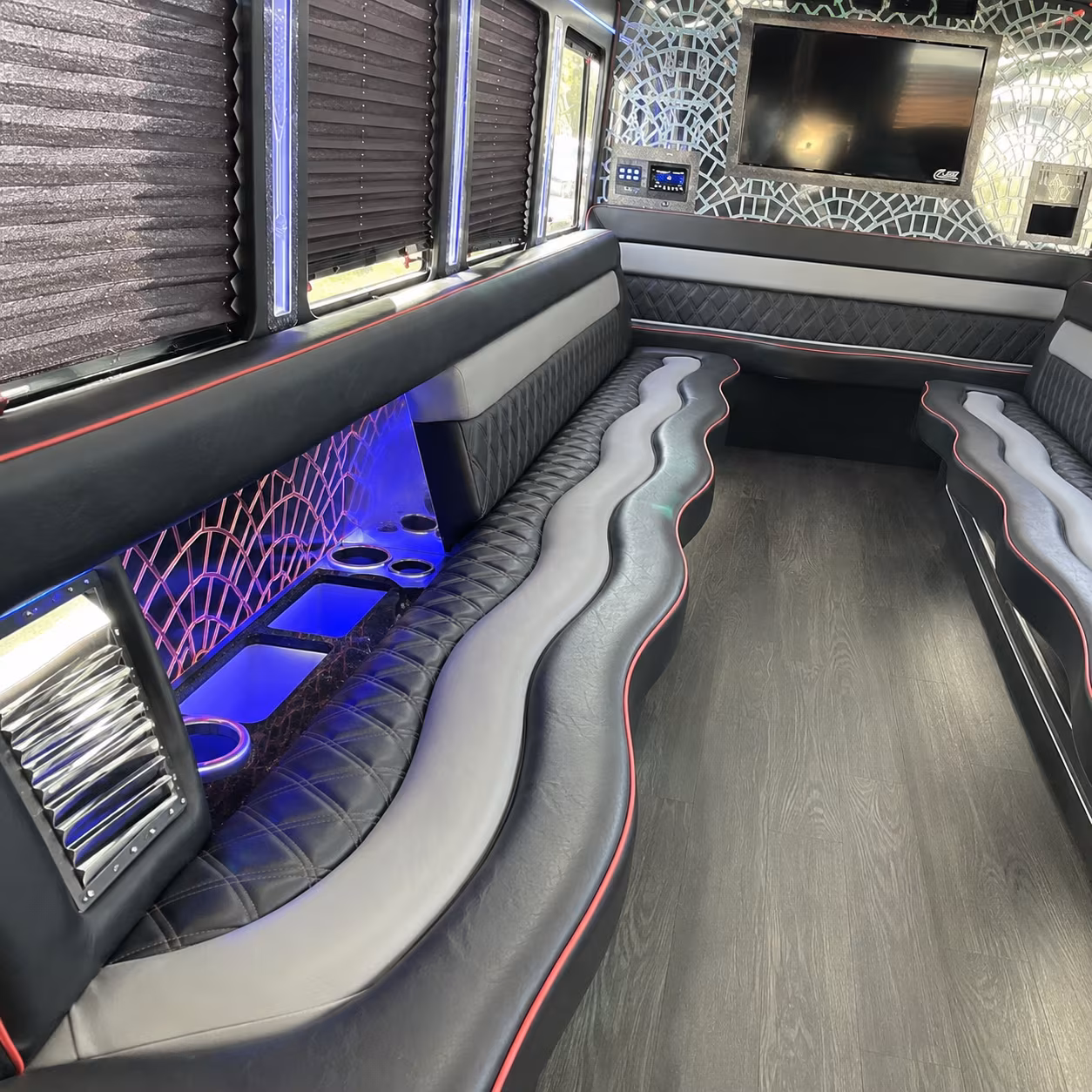 Birmingham birmingham private event party bus rental party bus exterior
