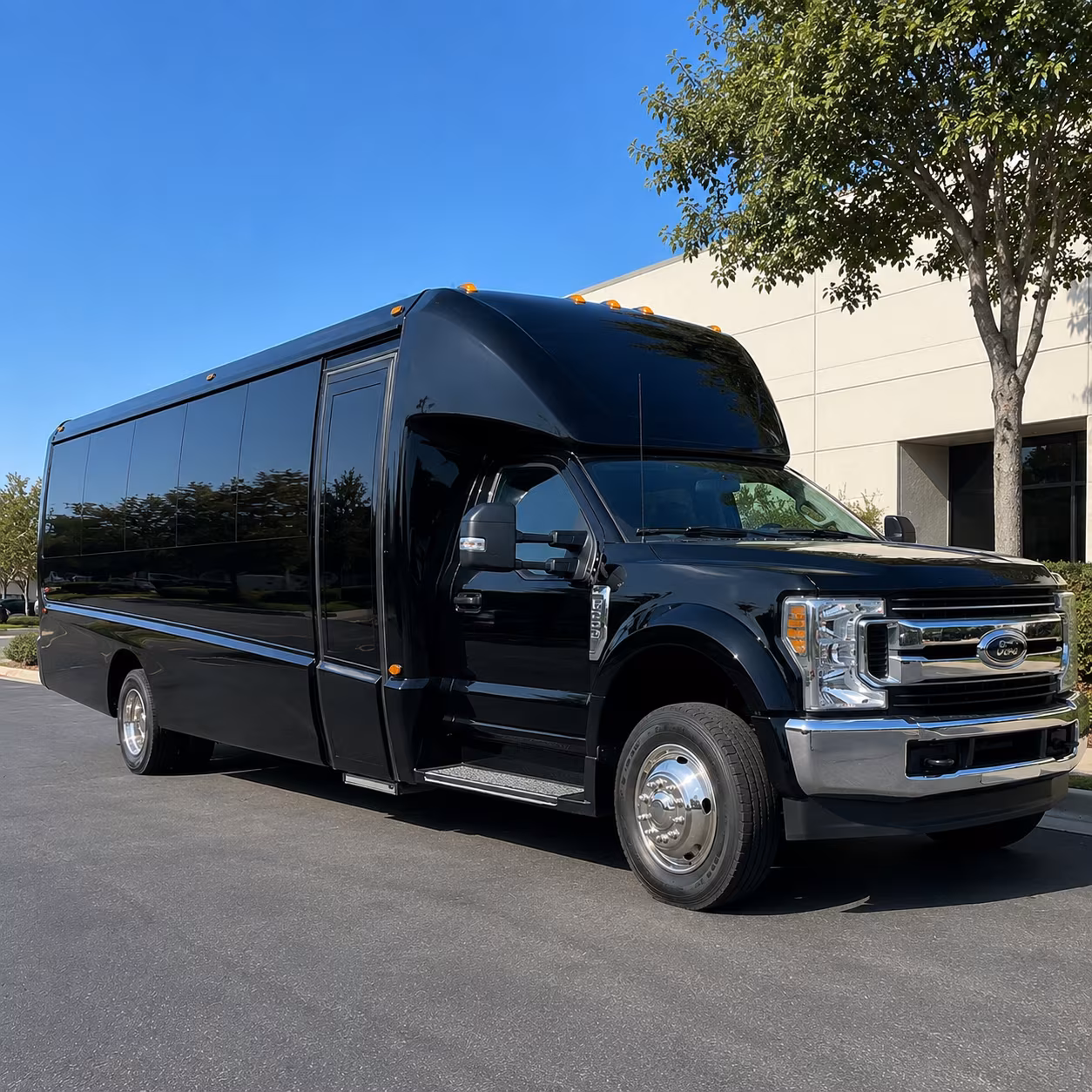 Birmingham birmingham school event bus rental party bus exterior