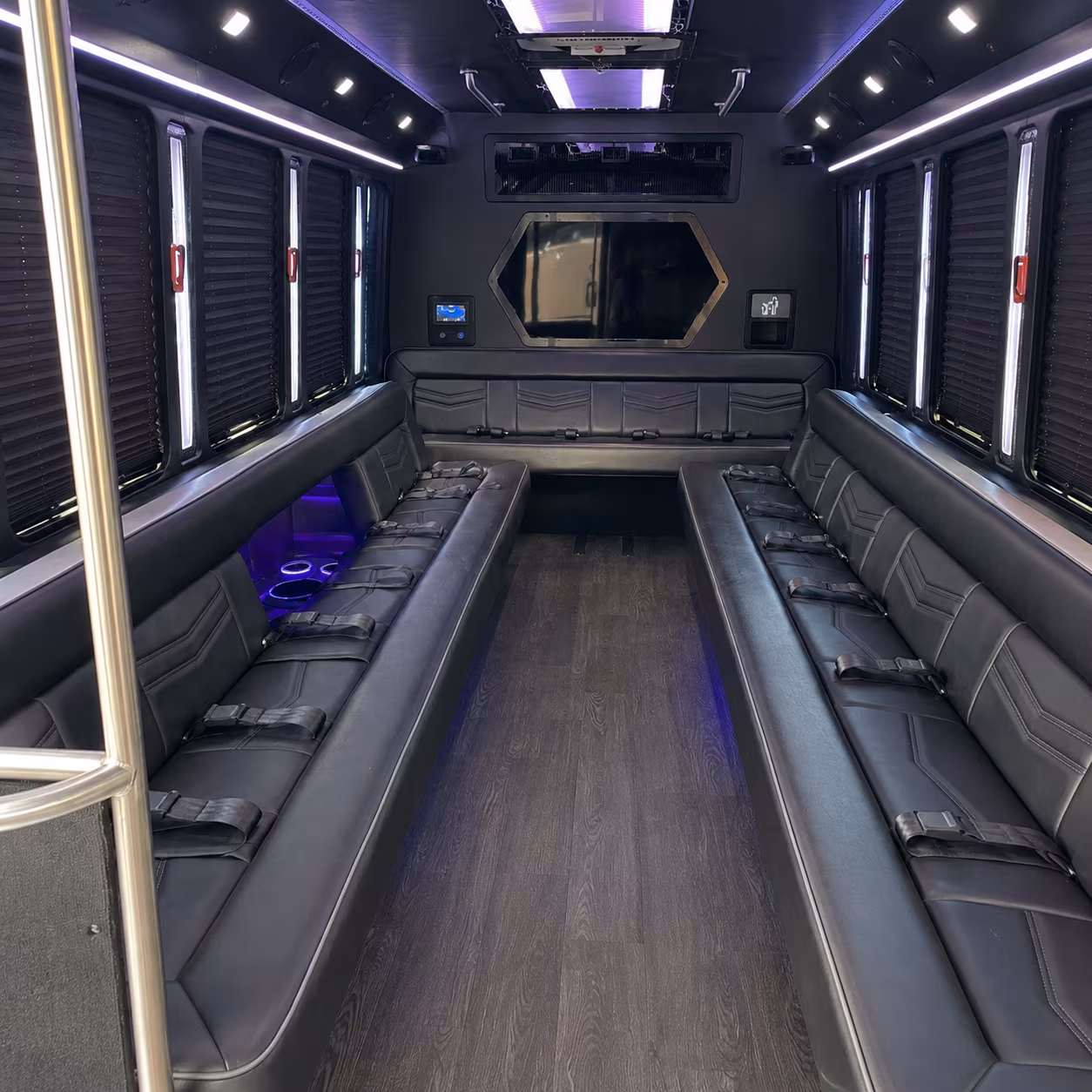 Birmingham Private Event Transportation onboard seating