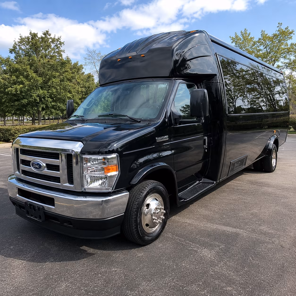 Birmingham Private Event Transportation party bus interior