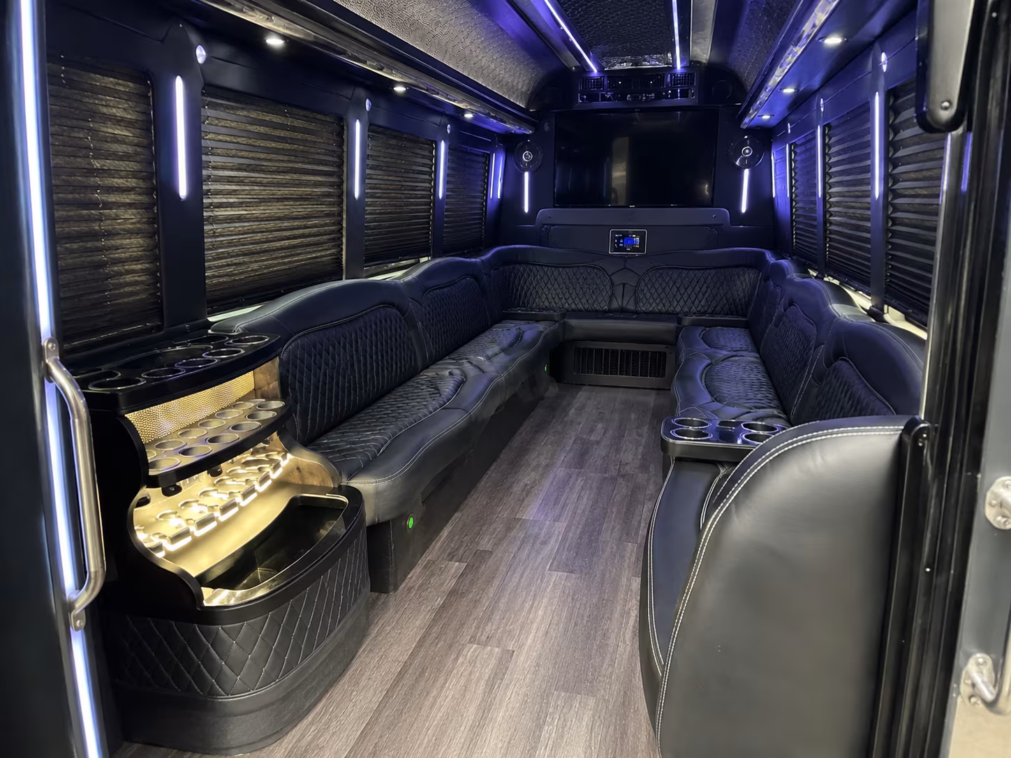 Minibus interior