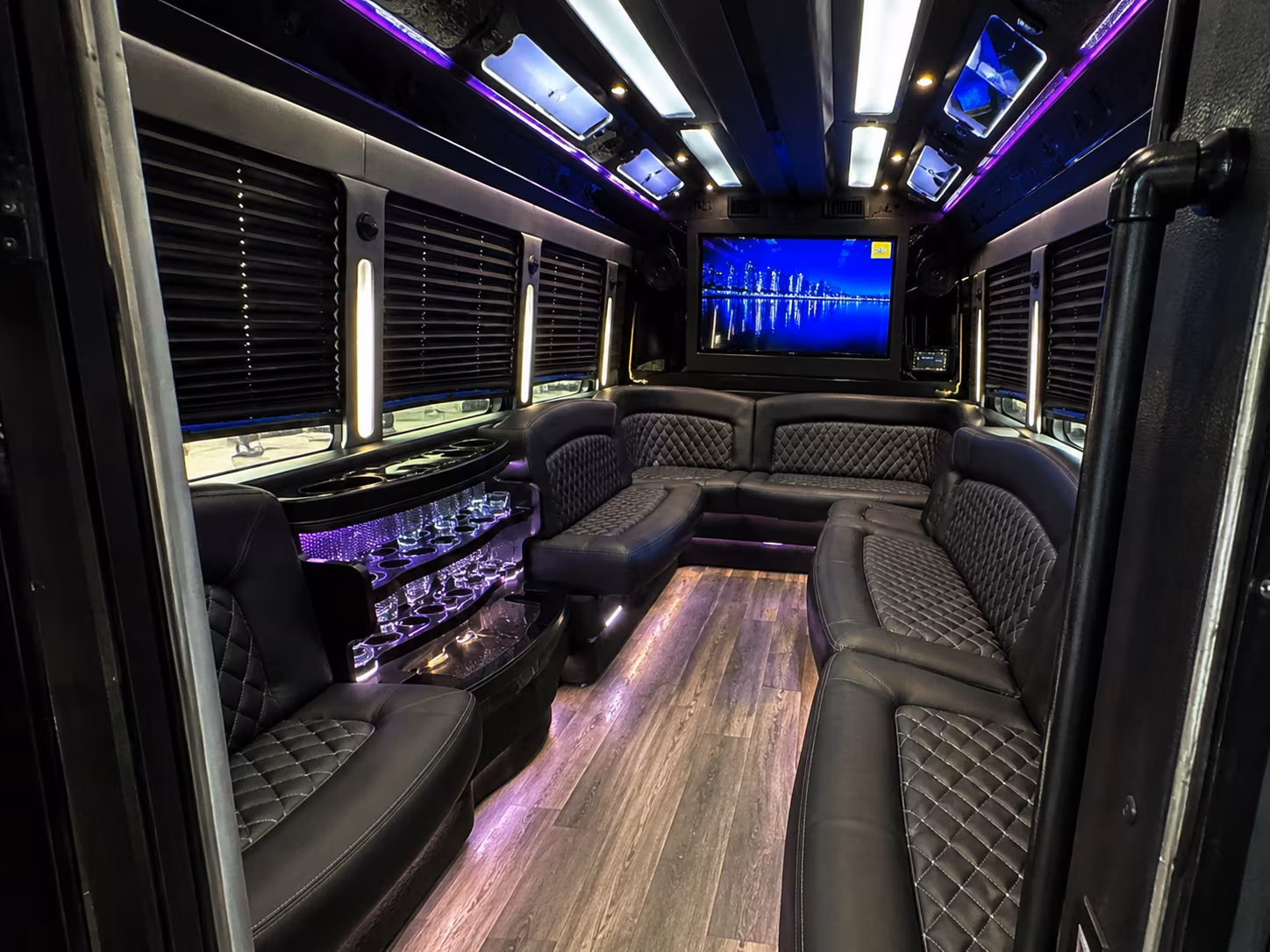 Roswell party bus rental