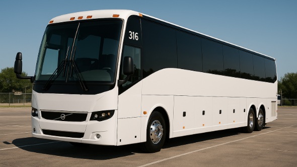 Exterior of Charter Bus Company Birmingham's 40 Passenger Charter Bus in Birmingham