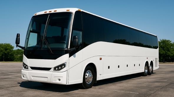 Exterior of Charter Bus Company Birmingham's 46 Passenger Charter Bus in Birmingham