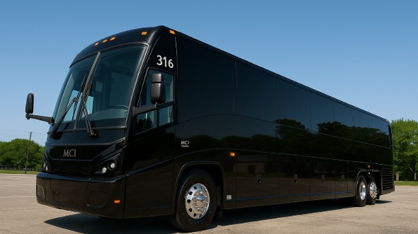 Exterior of Charter Bus Company Atlanta's 50 Passenger Party Bus in Atlanta