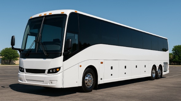 Exterior of Charter Bus Company Roswell's 50 Passenger Party Bus in Roswell