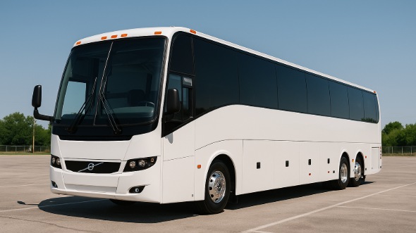 Exterior of Charter Bus Company Birmingham's 51 Passenger Charter Bus in Birmingham