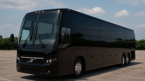 Exterior of Charter Bus Company Birmingham's 55 Passenger Charter Bus in Birmingham
